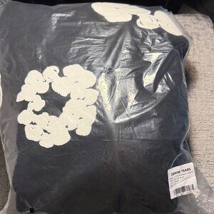 Denim Tears Black and White Lightweight Jacket